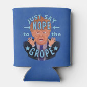 アンチドナルドトランプ2024グルーペへの選挙無料 缶クーラー (裏面)