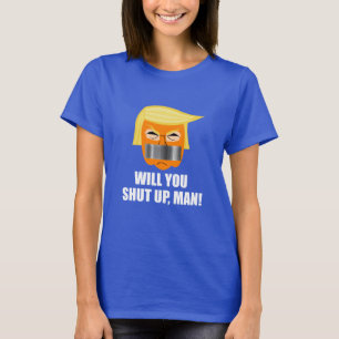 アンチドナルド・トランプは人を閉める Tシャツ