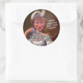 アンチドナルド・トランプ・マリー・アントワネット2016年選挙 ラウンドシール (バッグ)