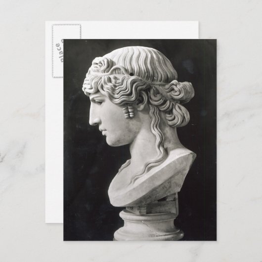 アンチノスモンドラゴンという無色骨の胸像 ポストカード (正面/裏面)