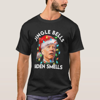 アンチバイデン氏クリスマスジンルベルバイデン氏匂いRep Tシャツ
