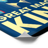 アンチバイデン氏ザ素晴らしマガキングおもしろいトランプウルトラマグ ポスター (角)