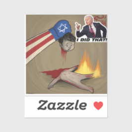 アンチバイデン氏シールバイデン氏大量虐殺 シール