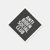 アンチバイデン氏社会部 スタンダードカクテルナプキン (角)