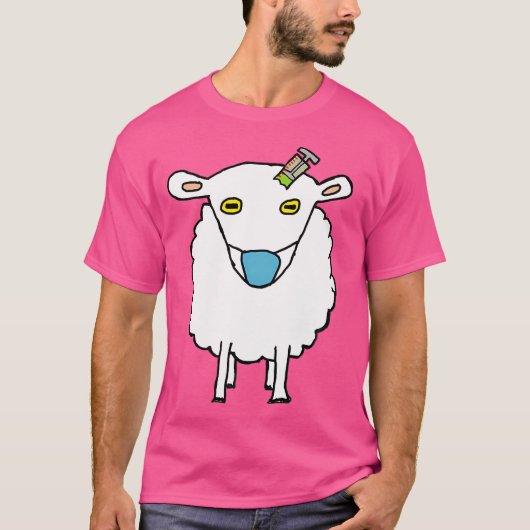 アンチバックスヒツワクチン接種 Tシャツ (正面)