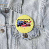 アンチバックスマイ体マイ選択赤白青米国国旗 缶バッジ (インサイチュ)