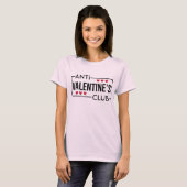アンチバレンタインのクラブ女子Tシャツ Tシャツ (正面フル)