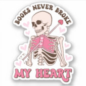 アンチバレンタインの本が私のハートビニールを破らない シール (正面)