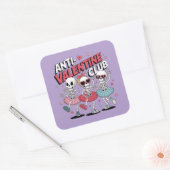 アンチバレンタインガールズクラブステッカー|デカール スクエアシール (封筒)