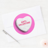 アンチバレンタインキャンディハート ラウンドシール (封筒)