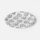 アンチバレンタインデイキャンディハート紙プレート ペーパープレート (アングル)