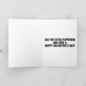 アンチバレンタインデーおもしろいザグリーティングカード カード (内部)