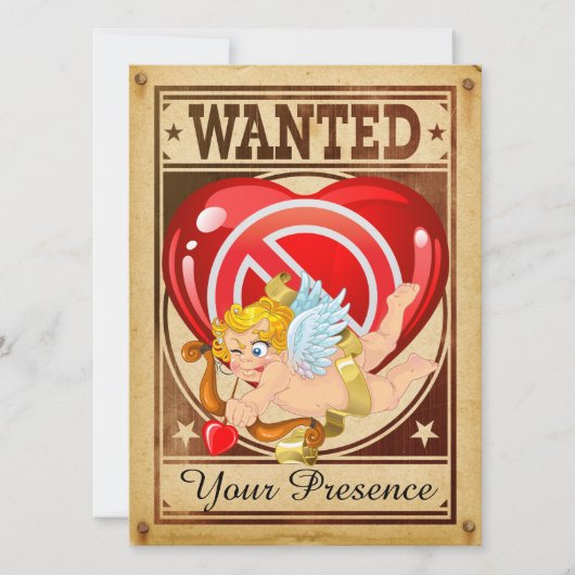 アンチバレンタインパーティの招待状 招待状 (正面)