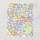 アンチバレンタイン教室バレンタイン年上の少年 ポストカード (正面)