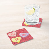 アンチバレンタイン紙コースター スクエアペーパーコースター (インサイチュ)