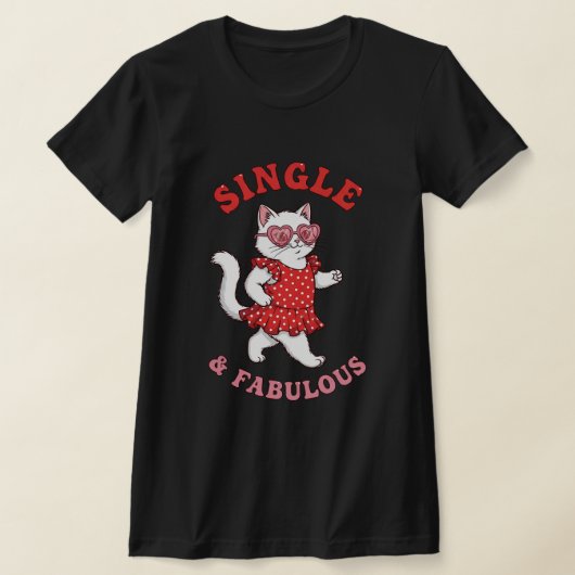 アンチバレンタイン シングルで素敵 2026 Tシャツ (レイダウン)