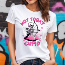 アンチバレンタイン ノット・トゥデイ・キューピッド Tシャツ