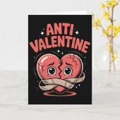 アンチバレンタイン ハート ブロークン かわいい Ndaged ハート カード (黄色い花)