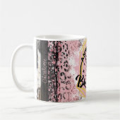 アンチパーソナライズされた社会の蝶セラミックマググ コーヒーマグカップ (左)