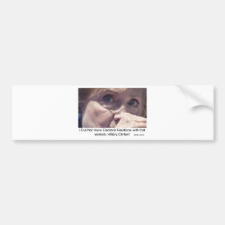 アンチヒラリークリントン2016のギフトおよび服装 バンパーステッカー