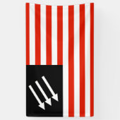 アンチファシストの米国国旗 横断幕 (縦)