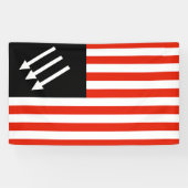 アンチファシストの米国国旗 横断幕 (横)