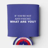 アンチファシストバルドイーグルクーラーボックス | 愛国的な 缶クーラー (裏面)