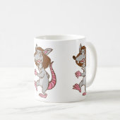 アンチペロシおもしろいネズミ コーヒーマグカップ (正面右)