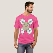 アンチマスクをかぶった羊 Tシャツ (正面フル)