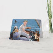 アンチャーター水族記念日グリーティングカード カード (正面)