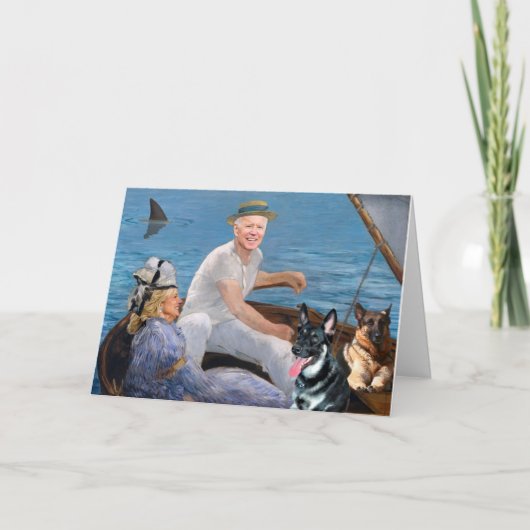 アンチャーター水族記念日グリーティングカード カード (正面)