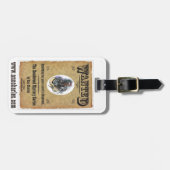 アンチャールズからの望まれた鶏ポスター ラゲッジタグ (正面横)