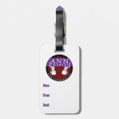 アンチャールズからの望まれた鶏ポスター ラゲッジタグ (裏面縦)