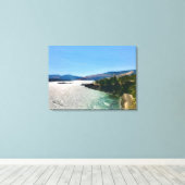 アンチャールズコロンビア川の写真 キャンバスプリント (インサイチュ (ウッドフロア))