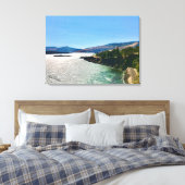 アンチャールズコロンビア川の写真 キャンバスプリント (インサイチュ (寝室))