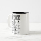 アンチユニオンビンゴツートーンコーヒーマグ ツートーンマグカップ (正面左)