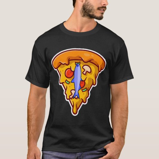 アンチョビピザスライス Tシャツ (正面)