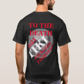 アンチョビVS魚 命をかけた戦い Tシャツ (裏面)