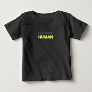 アンチレイシズム 人種はひとつ 人類 ベビーTシャツ