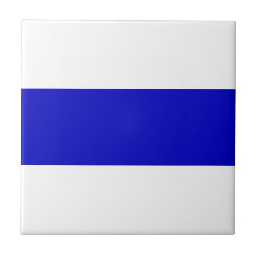 アンチロシアの国旗ウクライナの青い線の連帯 タイル (正面)