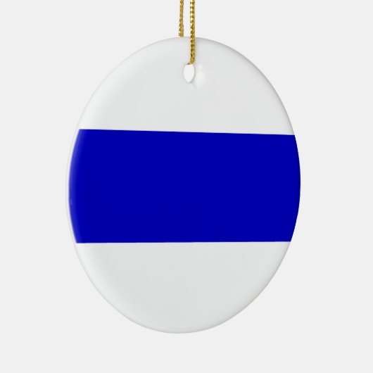 アンチロシアの軍旗ウクライナ侵略連帯 セラミックオーナメント (右)