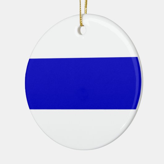 アンチロシアの軍旗ウクライナ侵略連帯 セラミックオーナメント (左)