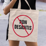 アンチロン・デ・サンティス・フロリダ民主党政権 トートバッグ<br><div class="desc">Ron DeSantis州知事とフロリダの政治における彼の憎むべき政策に立ち向かう。赤い取り消し線をアンチデサンティスのトートバッグに。</div>