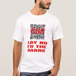 アンチワクチンのパスポートはマークにノーと言う。 Tシャツ