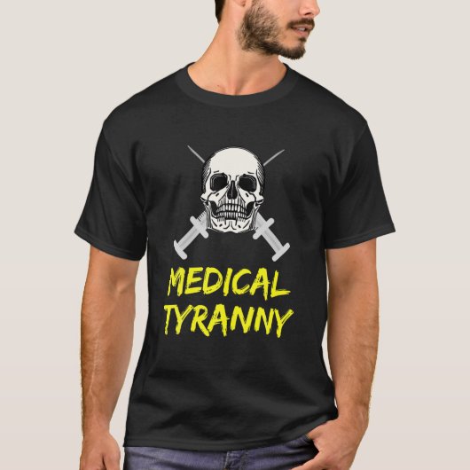アンチワクチンのマンデートアンチTyarnny Tシャツ (正面)