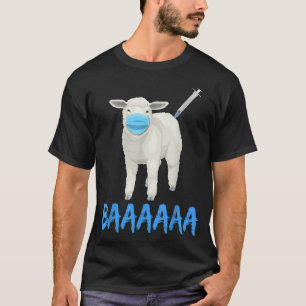 アンチワクチン又はマスクマンデートのシプル又はヒツジBAA Tシャツ