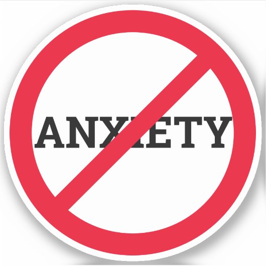 アンチ不安 シール (正面)