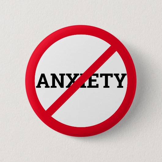 アンチ不安 缶バッジ (正面)