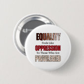 アンチ人種主義の人種的平等ことわざ 缶バッジ (正面&裏面)