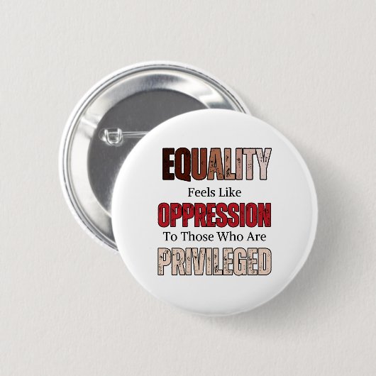 アンチ人種主義の人種的平等ことわざ 缶バッジ (正面&裏面)